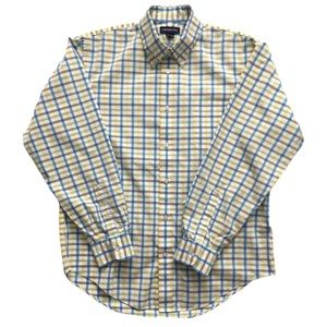 Lands’end Plaid Button Down Shirts 16 1/2 - 35
